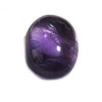 27.53 Carats TCW 100% Natural Beautiful Amethyst Oval Cabochon Gem by DVG