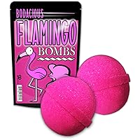 Flamingo Bombs Bath Bombs – Flamingo Bath Balls Funny Pink Gifts for Girls Flamingo Friend Gifts for Women Pretty Pink Bath Bombs Stocking Stuffers for Girls Fun White Elephant Ideas Secret Santa Gift