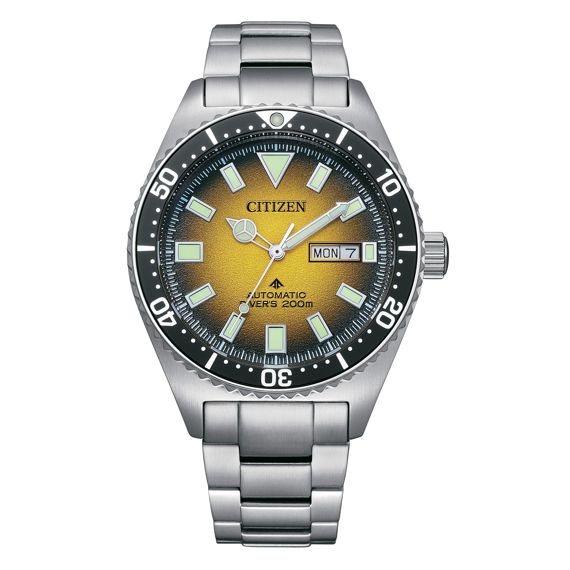 Citizen Men's Promaster Dive Automatic 3-Hand Stainless Steel Watch, Day Date, Luminous, 41mm