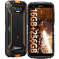 DOOGEE S41 MAX 2024 Rugged Mobile Phones, 16GB RAM + 256GB ROM/1TB, 6300mAh Battery, Android 13 Rugged Smartphone, 5.5