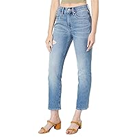 Lucky Brand High-Rise Zoe Straight in After Hours Destructed