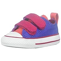 Converse Girl's Chuck Taylor All Star 2V Infant/Toddler - Periwinkle/Pink/Blush - 2 M US Infant