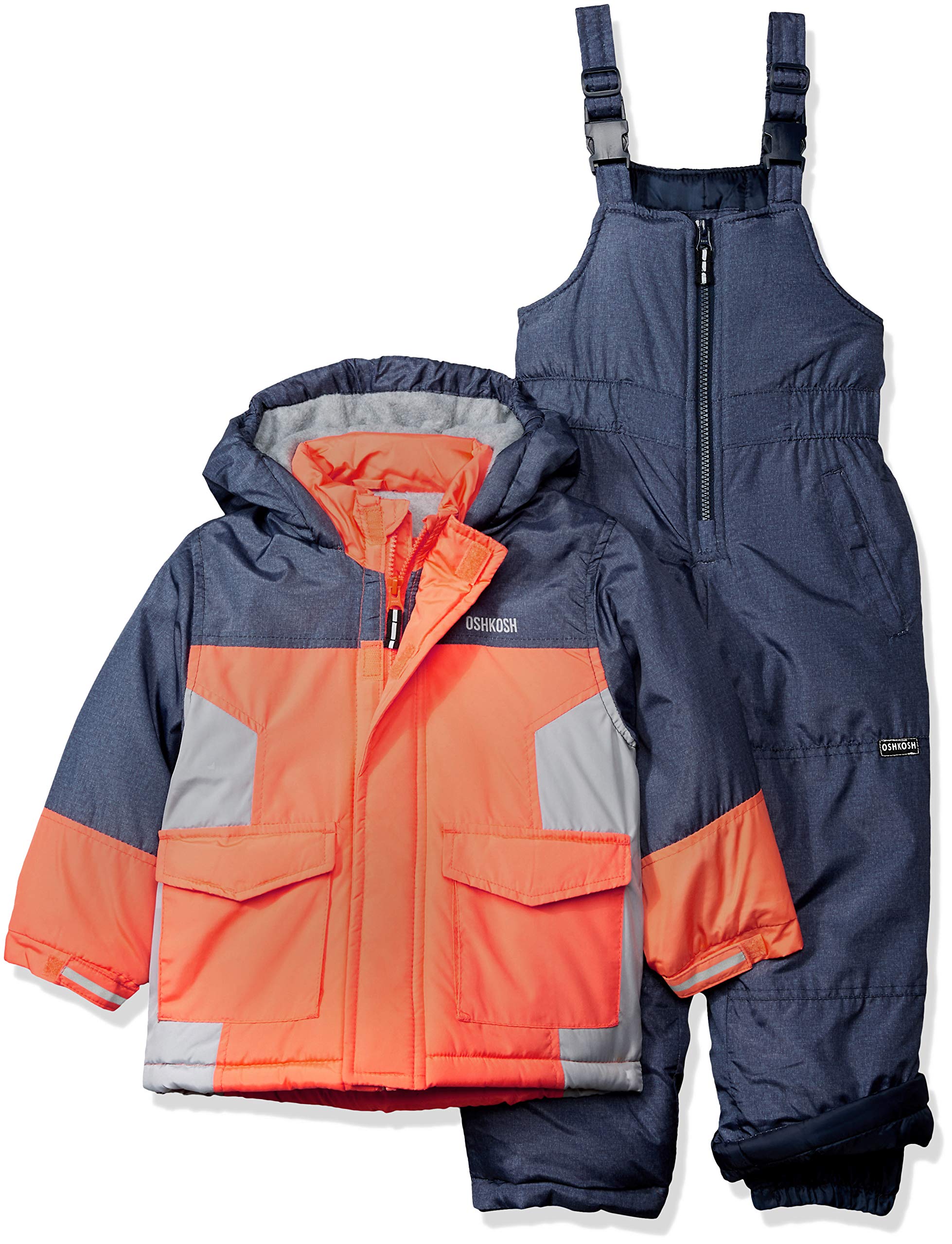 OshKosh B'Gosh Boys' Ski Jacket and Snowbib Snowsuit Set
