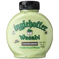 Inglehoffer Hot Creamy Wasabi Horseradish, 9.5 oz Squeeze Bottle