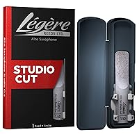 Légère Reeds Premium Synthetic Woodwind Reed, Alto Saxophone, Studio Cut, Strength 1.50 (ASS1.50)