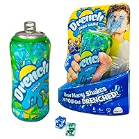 Drench Soda Game - Family & Party Interactive Game of Chance. Roll Dice, Shake Can & Pull The Tab! The Last Person to Stay Dry Wins!