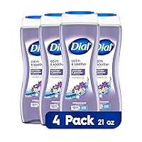Dial Body Wash, Lavender & Jasmine, 21 Ounce (Pack of 4)