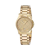 Gucci Swiss Quartz and Stainless-Steel Dress Gold-Toned Women's Watch(Model: YA126553)