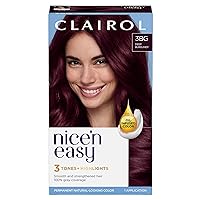 Clairol Nice'n Easy Permanent Hair Dye, 3BG Deep Burgundy Hair Color, Pack of 1