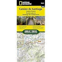 Camino de Santiago 4 of 4 Map [Ponferrada to Santiago de Compostela] (National Geographic Trails Illustrated Map, 4005)