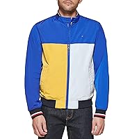 Tommy Hilfiger Men's Lightweight Varsity Rib Knit Bomber Jacket