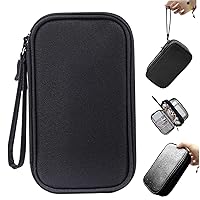 Electronic Organizer Travel Case Double Layers Electronic Accessories Organizer Waterproof Portable Tech Pouch for Cable Phone SD Card