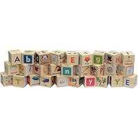 Letter Picture ABC Blocks - Made in USA