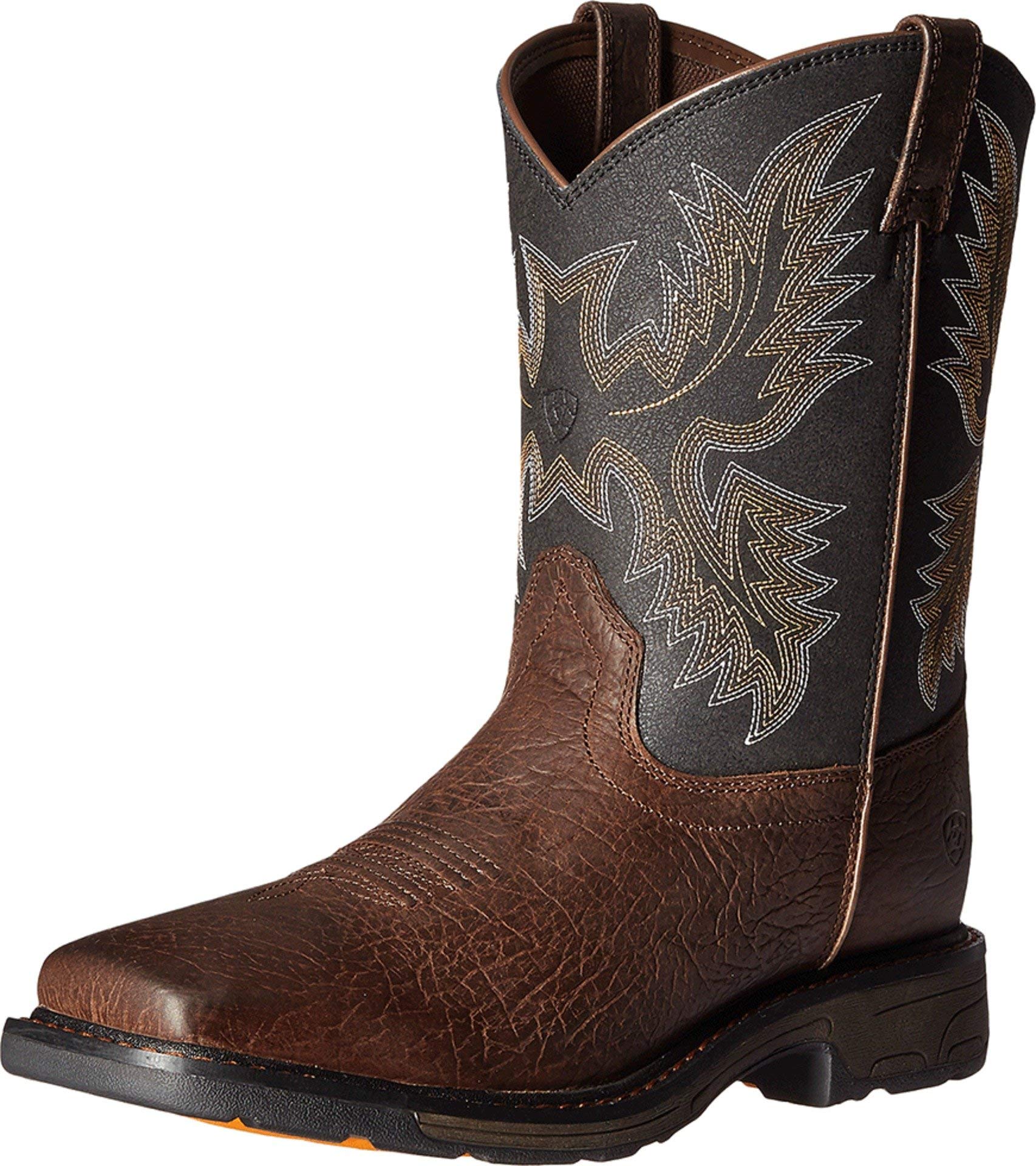 ARIAT Boy's Workhog Wide Square Toe Boot Work