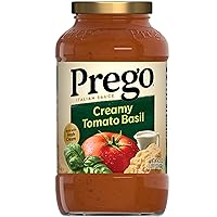 Prego Creamy Tomato Basil Pasta Sauce, 23.5 OZ Jar