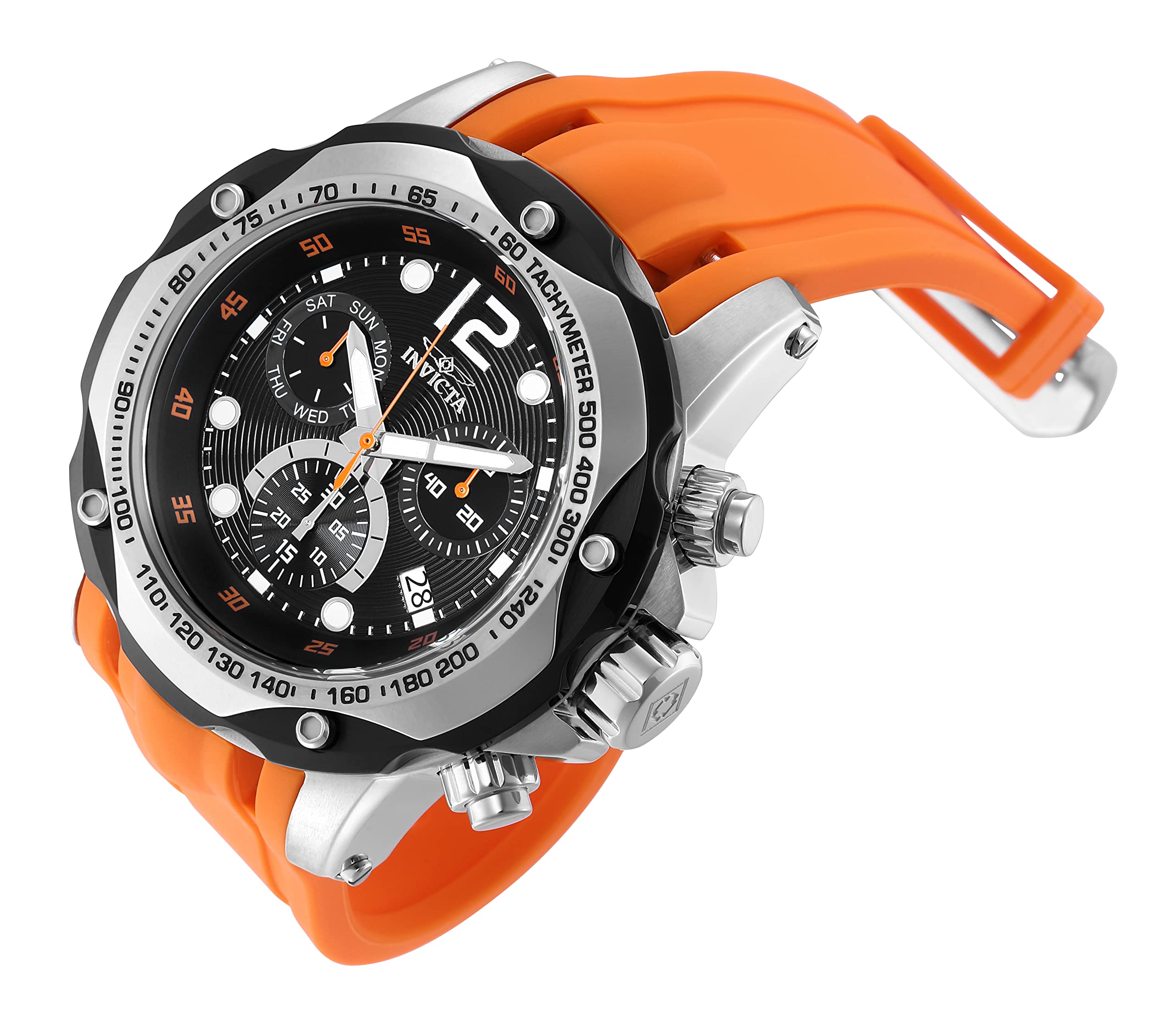 Invicta Men's 20072 Speedway Analog Display Swiss Quartz Orange Watch