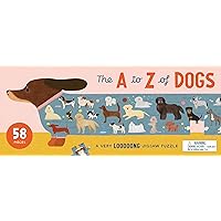 Laurence King The A to Z of Dogs 58 Piece Puzzle: A Very Looooong Jigsaw Puzzle