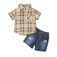 Baby Boy Clothes Summer Infant Toddler Boy Outfits Cotton Short Sleeve T-Shirts Shorts Pants Set Toddler Boy Outfits