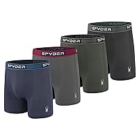 Spyder Performance Mesh Mens Boxer Briefs Sports Underwear For Men