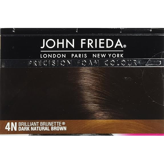 Mua John Frieda Precision Foam Color, Dark Natural Brown 4N, Full-coverage Hair  Color Kit, with Thick Foam for Deep Color Saturation trên Amazon Mỹ chính  hãng 2023 | Fado