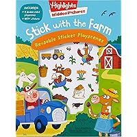 Stick with the Farm Hidden Pictures Reusable Sticker Playscenes (Highlights Reusable Sticker Playscenes)