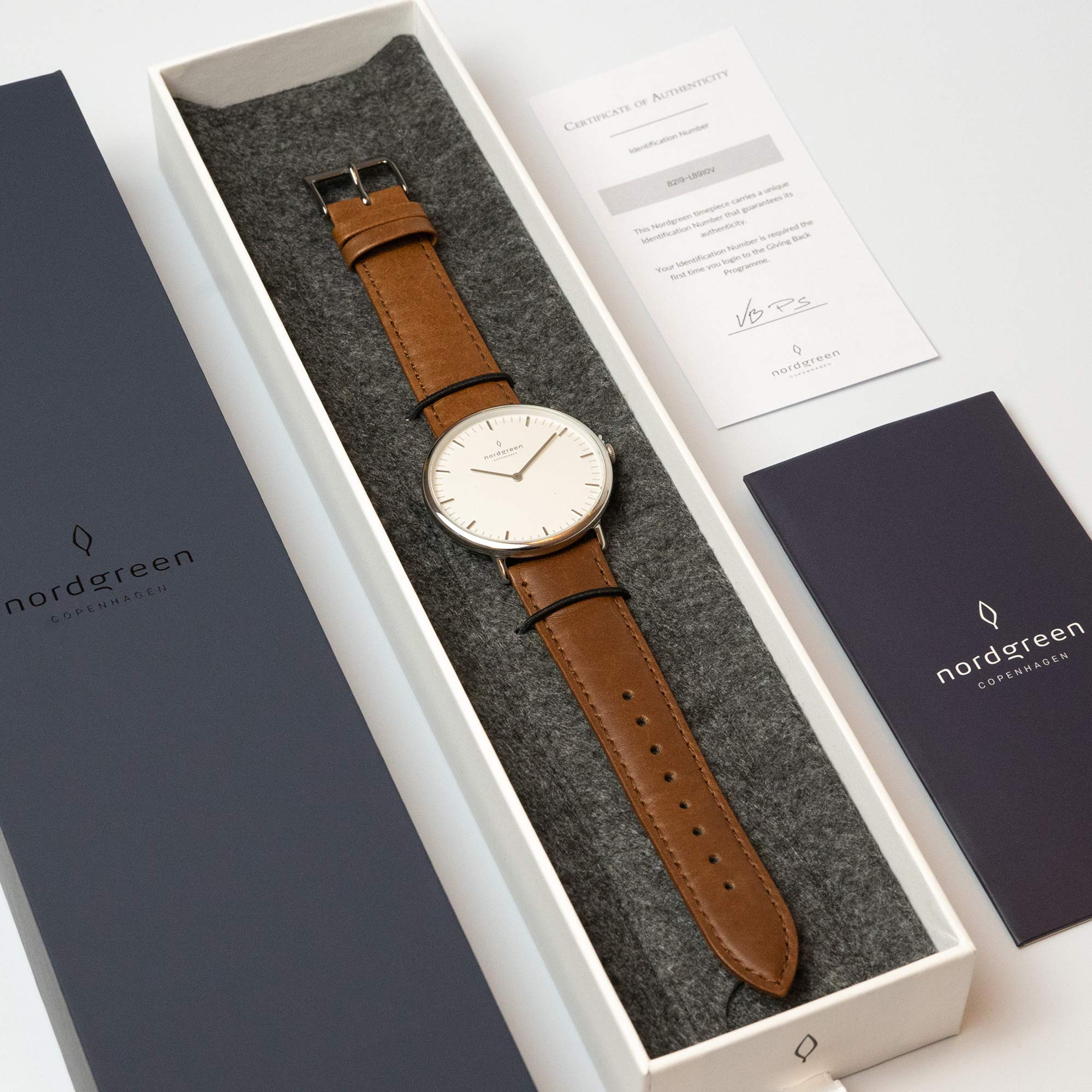 Nordgreen Native Scandinavian Rose Gold Watch with Interchangeable Straps