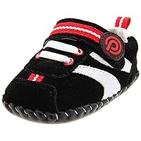 pediped Originals Jordyn Sneaker (Infant),Black,Extra Small (0-6 Months)