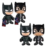 Just Play The Batman™ and Selina Kyle 11-Inch Small Plush Toys 2-Pack, The Batman™ Movie, Kids Toys for Ages 3 Up, Amazon Exclusive