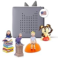 Toniebox Audio Player Roald Dahl Bundle - Listen, Learn, and Play with One Huggable Little Box - Gray
