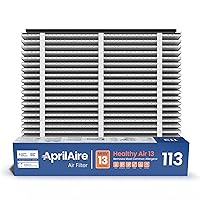 AprilAire 113 Replacement Filter for AprilAire Whole House Air Purifiers - MERV 13, Healthy Home Allergy, 16x20x4 Air Filter (Pack of 1)