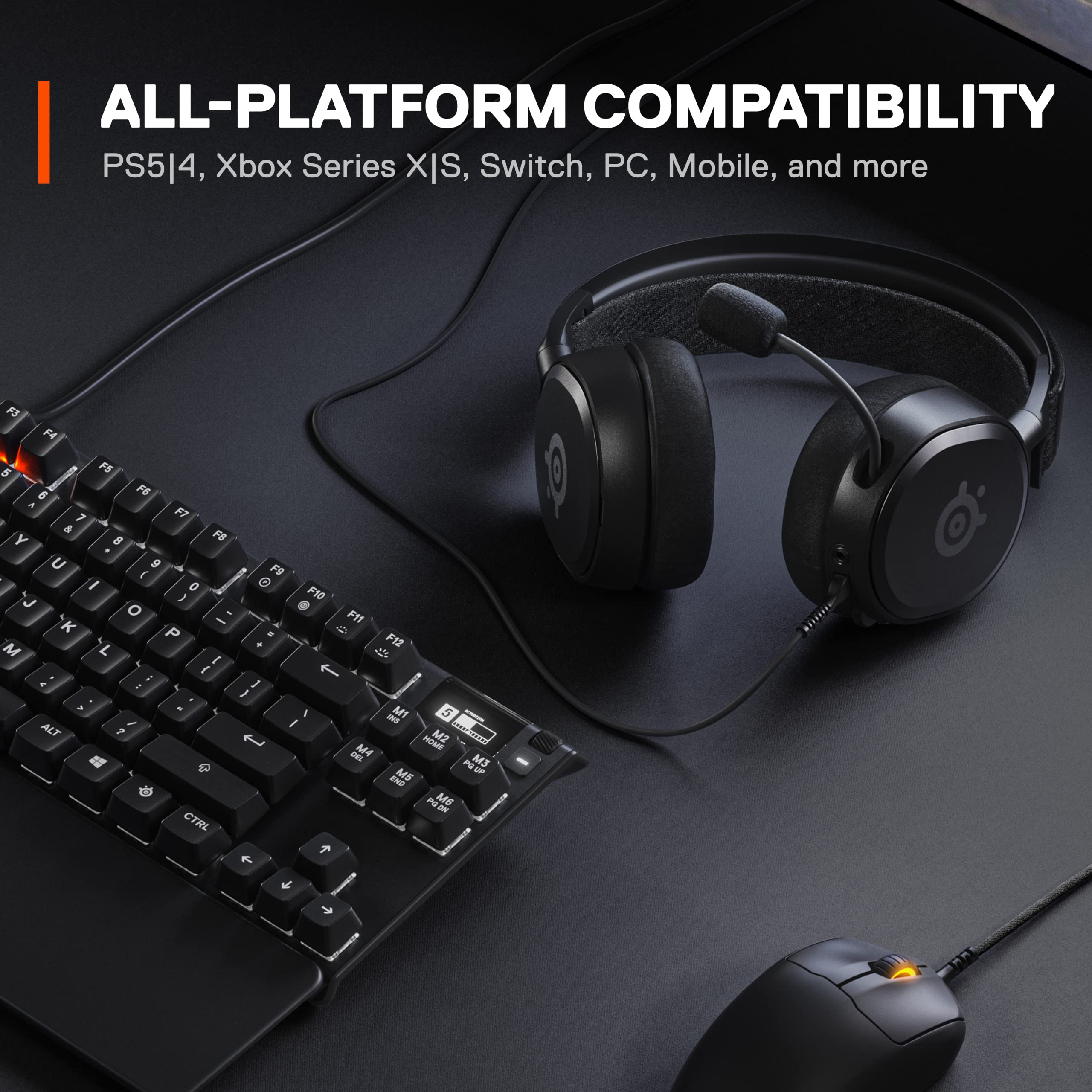 SteelSeries Arctis Prime - Competitive Gaming Headset - High Fidelity Audio Drivers - Multiplatform Compatibility