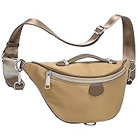 AOCINA INICAT Fanny Packs Crossbody for Women Fashionable Small Crossbody Sling Bag Waist Packs Belt Bags for Travel Hiking(G-Khaki)