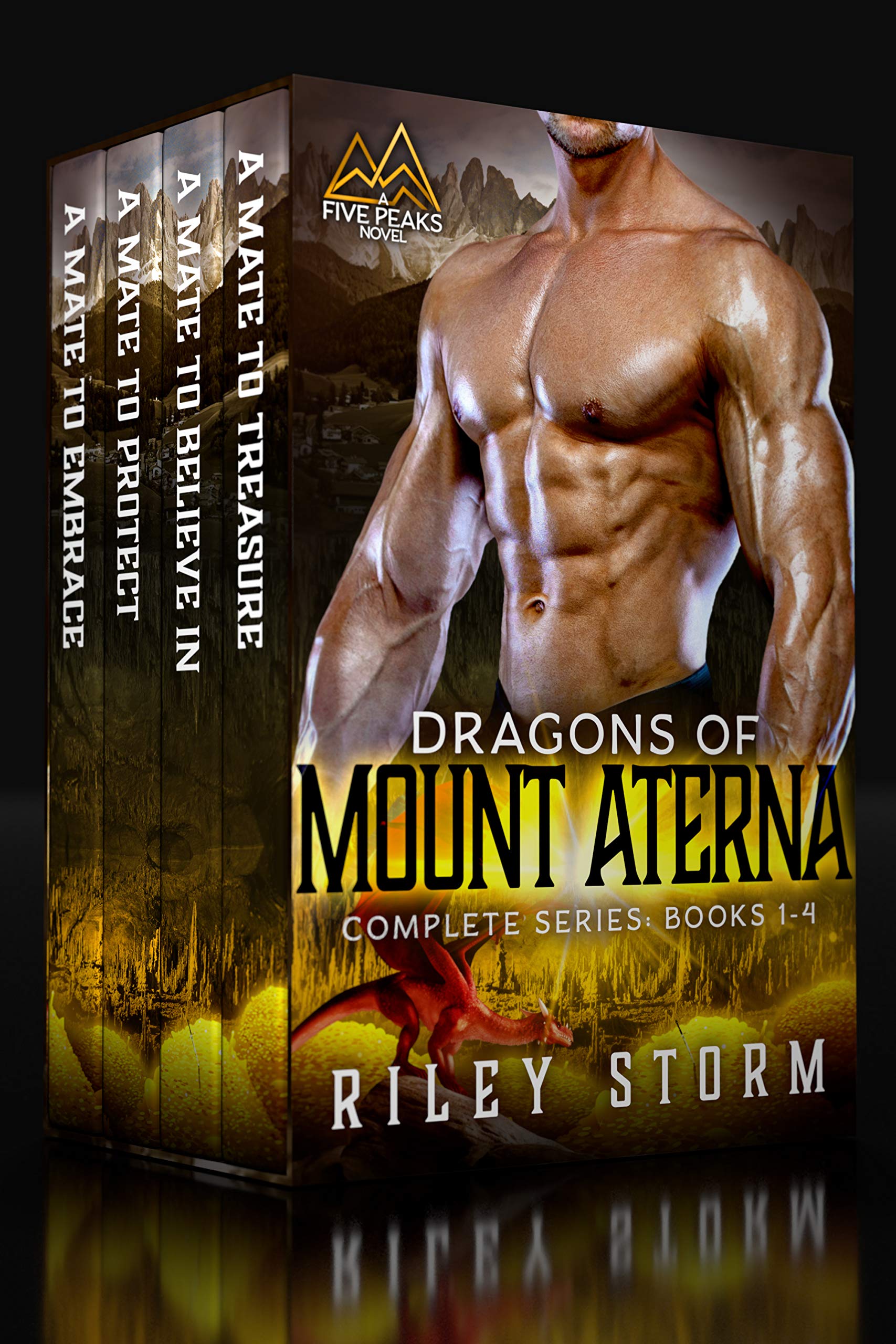Dragons of Mount Aterna: The Complete Box Set (Five Peaks Shifters Book 1)