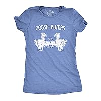 Womens Goose Bumps Tshirt Funny Knuckles Bird Fist Bump Graphic Novelty Tee
