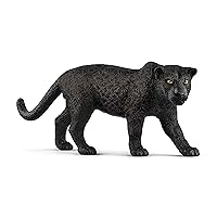 Schleich Wild Life Realistic Prowling Black Panther Figure - Jungle Animal Figure for Kids, Perfect Durable Toy for Fun and Imaginative Adventures, Gift for Boys and Girls Ages 3+