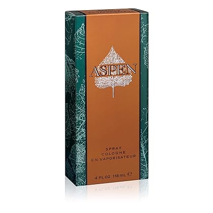 Aspen Cologne Spray, Vegan Formula, Cologne Spray, Woody Spicy Scent, 118 ml (4oz)