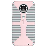 Speck Products Candyshell Grip Cell Phone Case for Moto Z Play, Quartz Pink/River Blue, 85756-C085