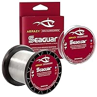 Seaguar AbrazX 100% Fluorocarbon Fishing Line for Docks, Rocks, Weeds and Logs