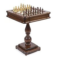 Monaco Deluxe Chessmen & Verona Game Center Table from Italy