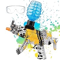 Large Electric Gel Ball Toy , 2 Modes Automatic Splatter Toy , Splat Toy with Goggles