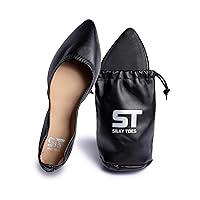 Silky Toes Womens Foldable Flat Ballet Shoes Casual Flats for Women for Purse