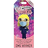 Watchover Voodoo - String Voodoo Doll Keychain – Novelty Voodoo Doll for Bag, Luggage or Car Mirror - EMS Worker Voodoo Keychain, 5 inches