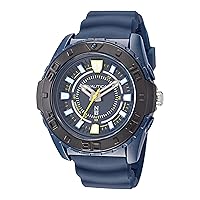 Nautica N83 Men's NAPCNS214 N83 Coronado Bay Blue/Blue/Blue Silicone Strap Watch