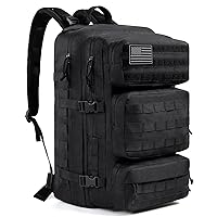 Military Tactical Backpack 50L Large Day Backpack for Men Molle Army 3 Days Assault Pack Bug Out Bag Water Resistant and Heavy Duty Hiking Treeking Rucksack