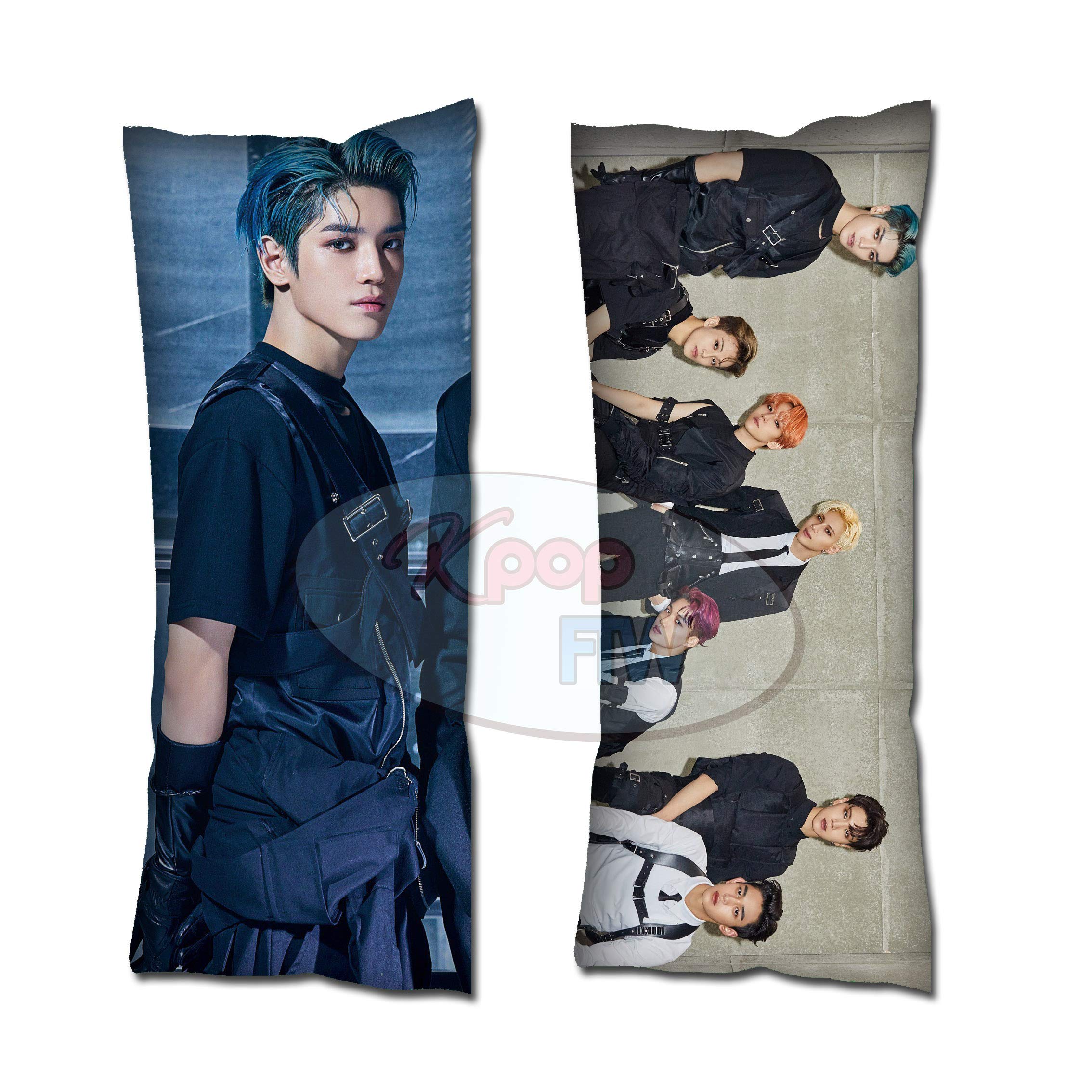 Cosplay-FTW Kpop Super M Taeyong Body Pillow Peach Skin Cotton Polyester Blend 40cm x 100cm (Set of 1, CASE ONLY)