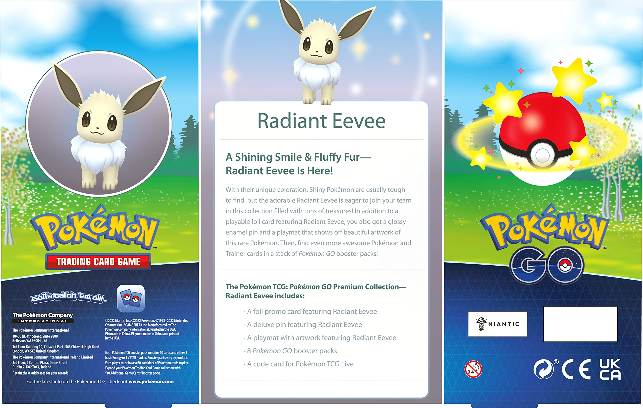 Pokemon TCG: Pokemon GO Premium Collection - Radiant Eevee
