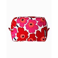 Vilja Mini Unikko Cosmetic Bag (Red Poppy), 9x4x7 in