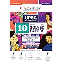 Oswaal UPSC CSE Prelims 10 Previous Years' Solved Papers Year-Wise (2014-2023) General Studies Paper-I English Medium (For 2024 Exam) Oswaal UPSC CSE Prelims 10 Previous Years' Solved Papers Year-Wise (2014-2023) General Studies Paper-I English Medium (For 2024 Exam) Kindle