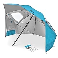 Sport-Brella Premiere XL UPF 50+ Umbrella Shelter for Sun and Rain Protection (9-Foot)