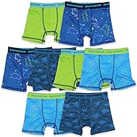 Skechers Boys' Amazon Exclusive 8pk Athletic Boxer Briefs with Unique Prints in Sizes 2/3t, 4, 6, 8 and 10